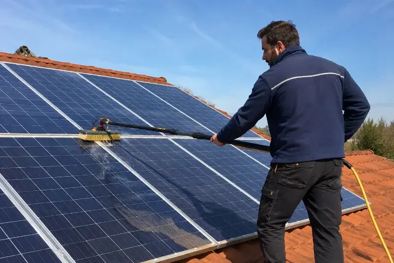 Nettoyage et entretien de panneaux solaires à Obernai